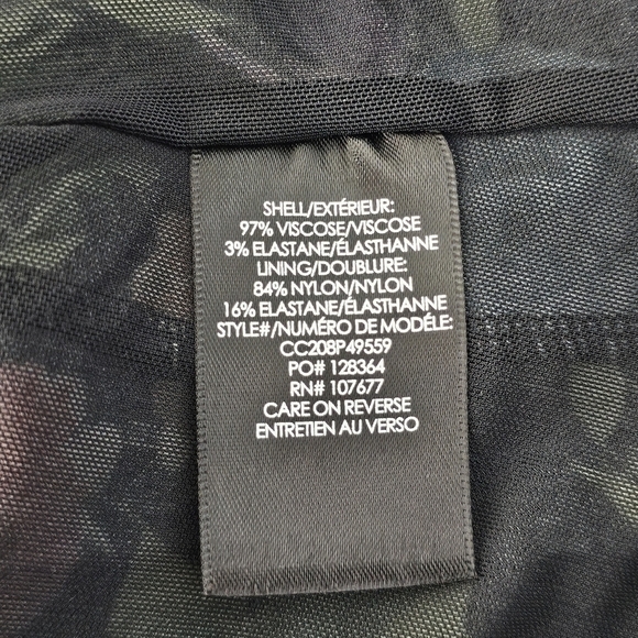 New! Alice + Olivia Delora Floral Midi Dress Flower Garden - Picture 16 of 16